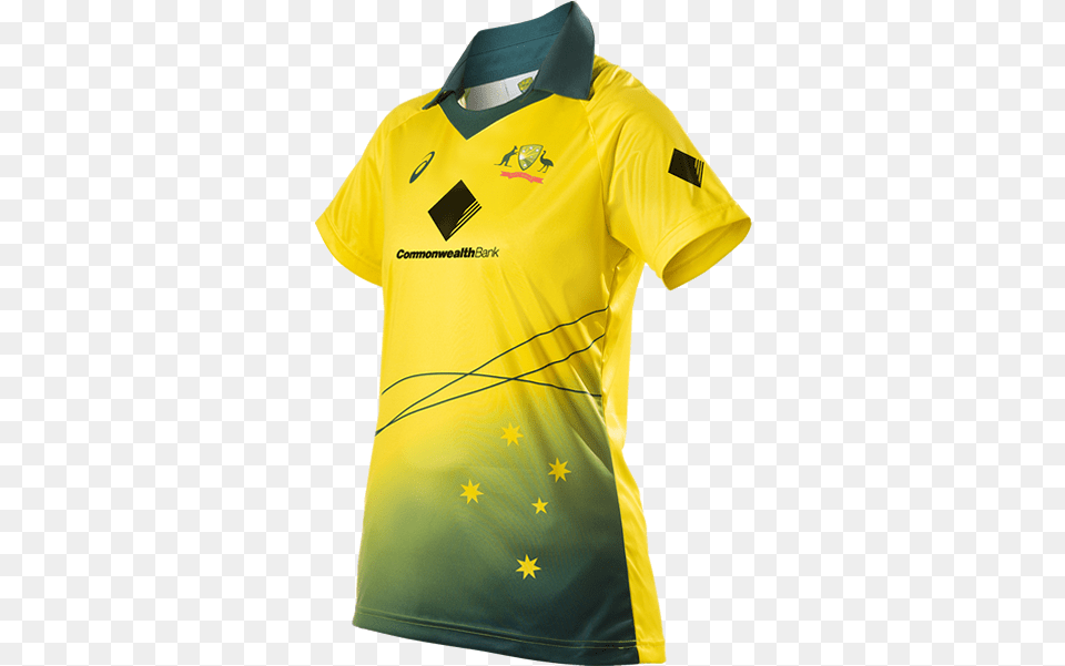 Womens Replica Odi Shirt Australia Cricket Team Jersey 2018, Clothing, T-shirt, Hoodie, Knitwear Png