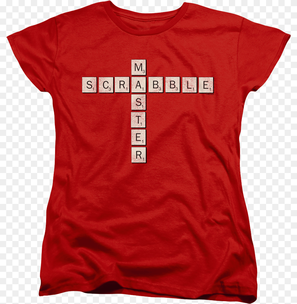 Womens Scrabble Master Shirt T Shirt, Clothing, T-shirt Free Png Download