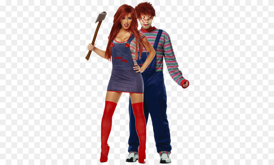 Womens Seed Of Chucky Halloween Costume In Halloween, Clothing, Person, Girl, Teen Free Png Download
