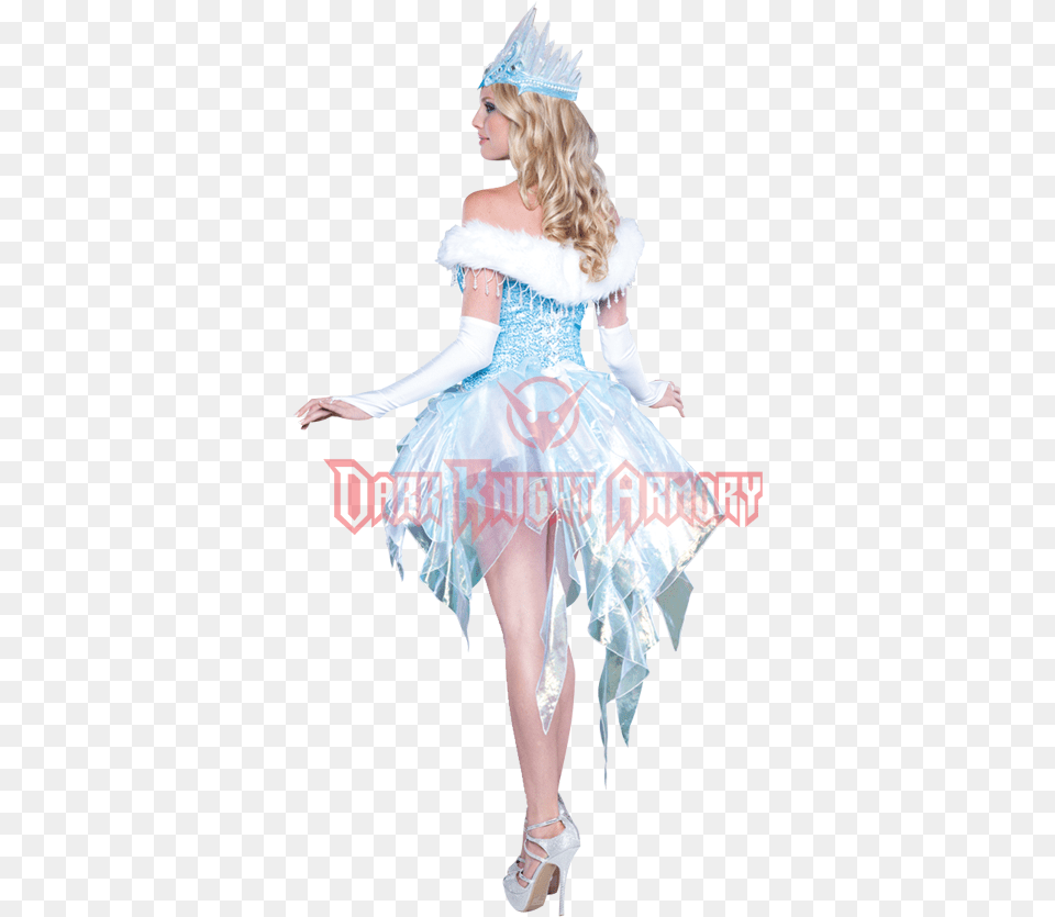Womens Snow Queen Costume, Person, Clothing, Dancing, Leisure Activities Png