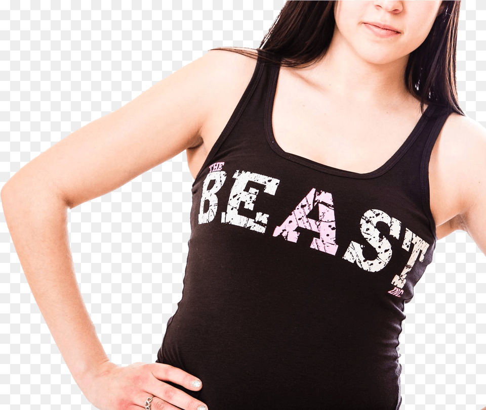 Womens Tank Top Grunge Fonts, Adult, Clothing, Female, Person Free Png