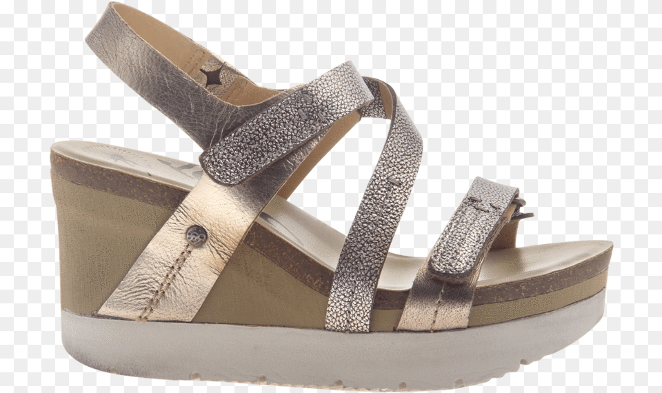 Womens Wedge Sandals Wavey In Gold Sandal, Clothing, Footwear Free Transparent Png