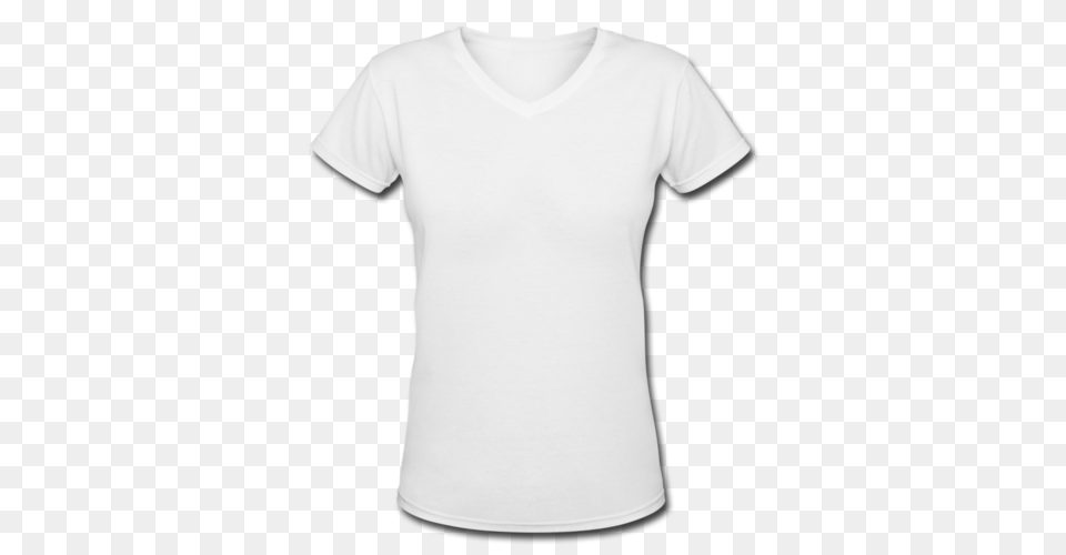 Womens White T Shirt Back Black Shirt, Clothing, T-shirt Free Transparent Png