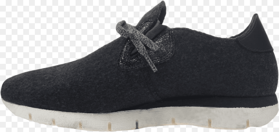 Womens Wool Sneaker Radius In Charcoal Inside View Suede, Clothing, Footwear, Shoe Free Png Download