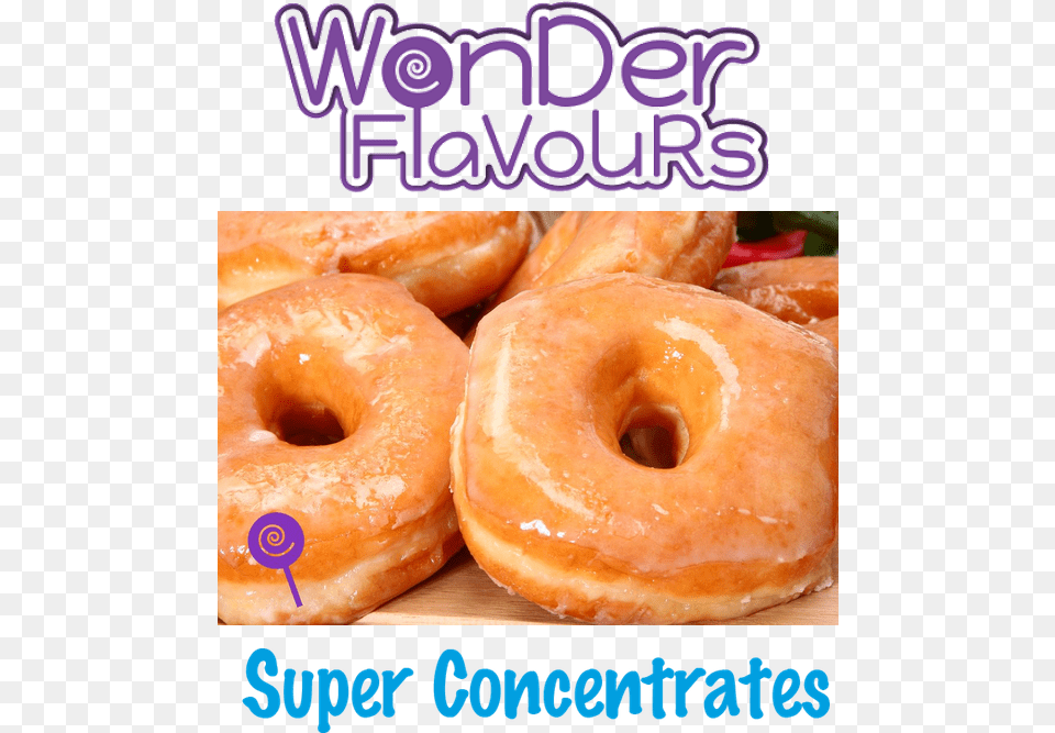 Wonder Flavours Concentrate Super Glazed Donut, Food, Sweets, Bread Free Png Download