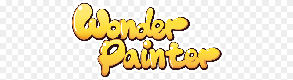 Wonder Painter Painting, Text, Food, Sweets Png Image