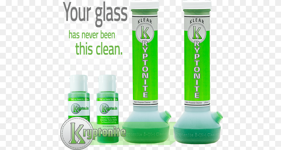 Wonder Twins Glass Bong Cleaner Kryptonite Cleaner, Bottle, Herbal, Herbs, Plant Free Png Download