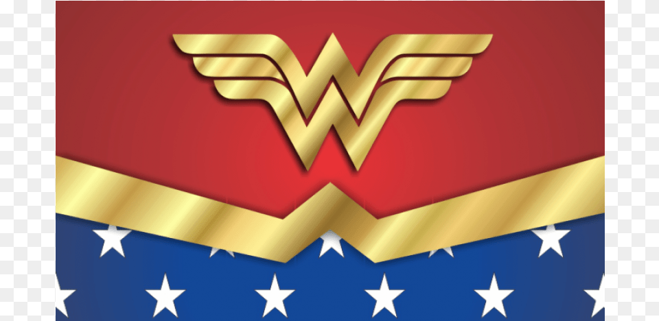 Wonder Woman, Emblem, Symbol, Logo, Gold Png