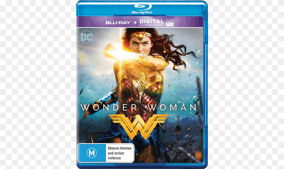 Wonder Woman 2017 Blu Ray, Book, Publication, Adult, Female Free Png