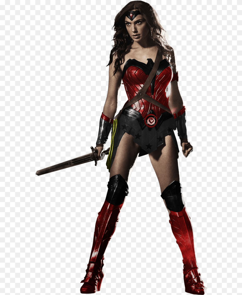 Wonder Woman, Clothing, Costume, Person, Sword Free Png Download