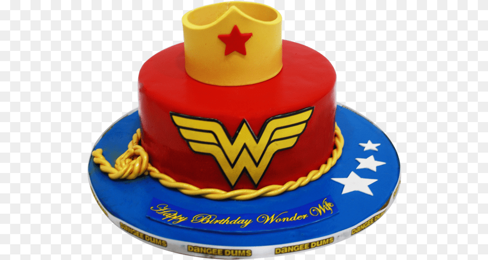 Wonder Woman, Birthday Cake, Cake, Clothing, Cream Free Png Download