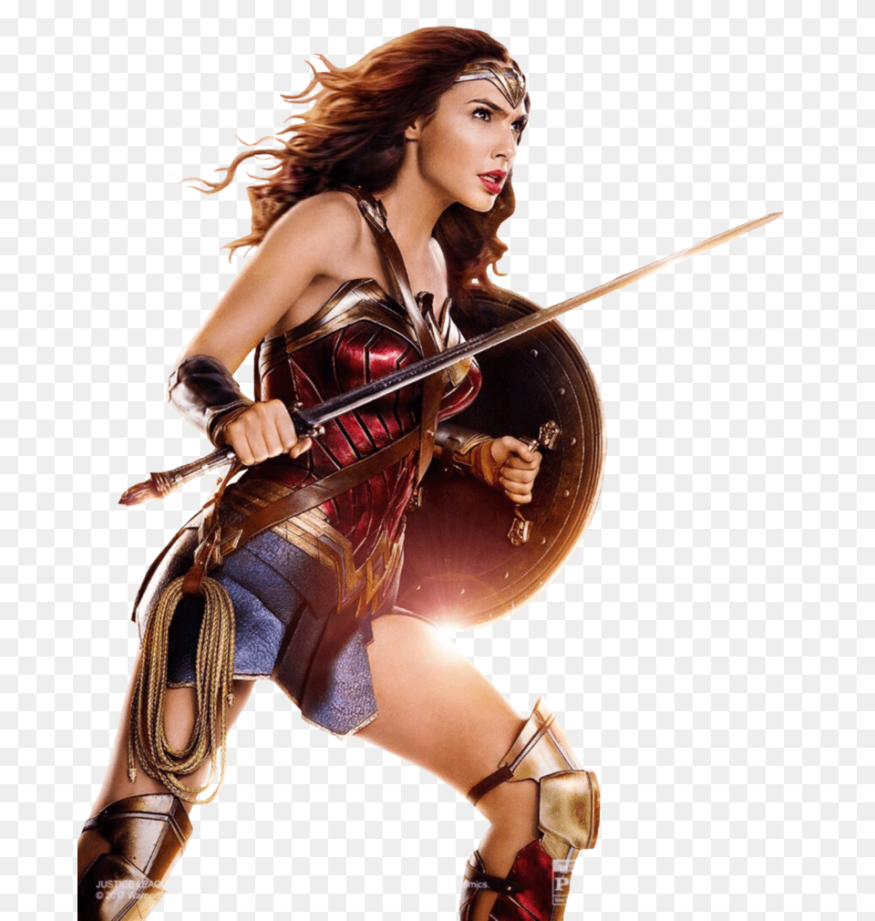 Wonder Woman, Weapon, Sword, Adult, Person Free Transparent Png