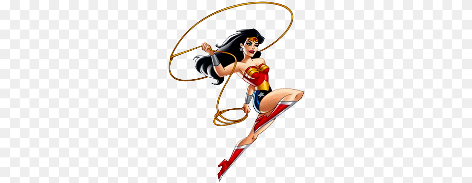 Wonder Woman, Bow, Weapon, Whip Free Png