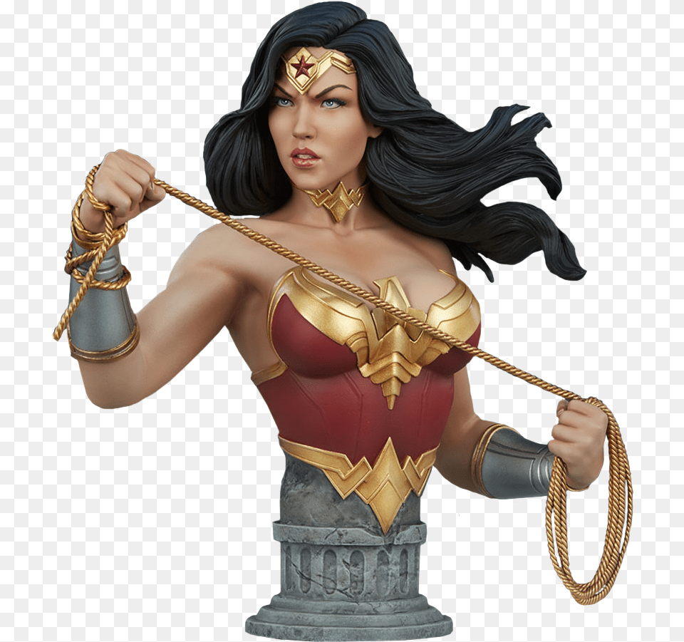 Wonder Woman 9 Bust Sideshow, Adult, Clothing, Costume, Female Free Png