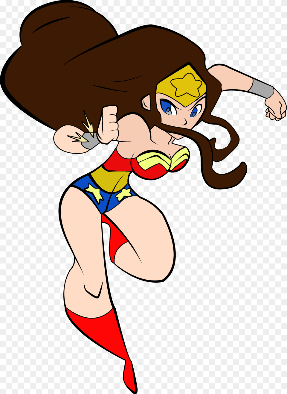 Wonder Woman By Lemongue Wonder Woman By Lemongue Wonder Woman Vector, Baby, Person, Cartoon, Face Png Image