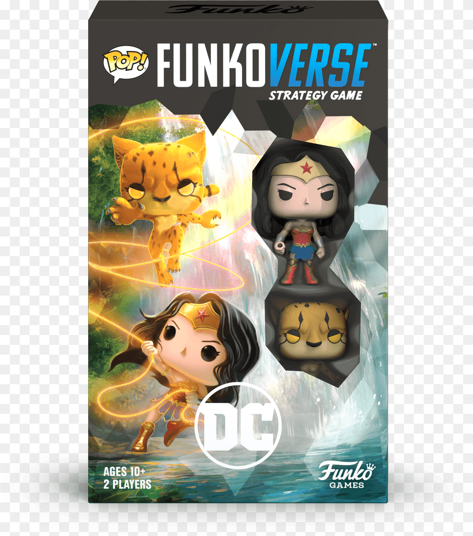 Wonder Woman Cheetah Funko, Book, Publication, Toy, Comics Png Image