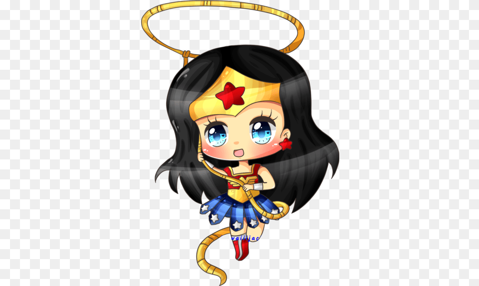 Wonder Woman Chibi Drawing, Accessories, Baby, Person, Book Png