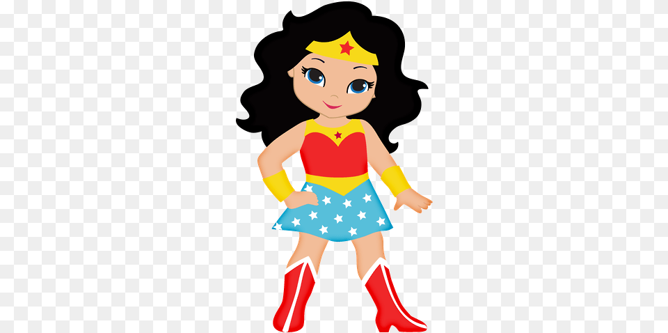 Wonder Woman Clip Art, Clothing, Costume, Person, Baby Png Image