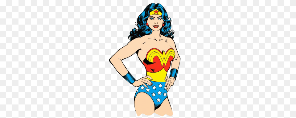 Wonder Woman Clipart, Clothing, Costume, Person, Swimwear Png Image