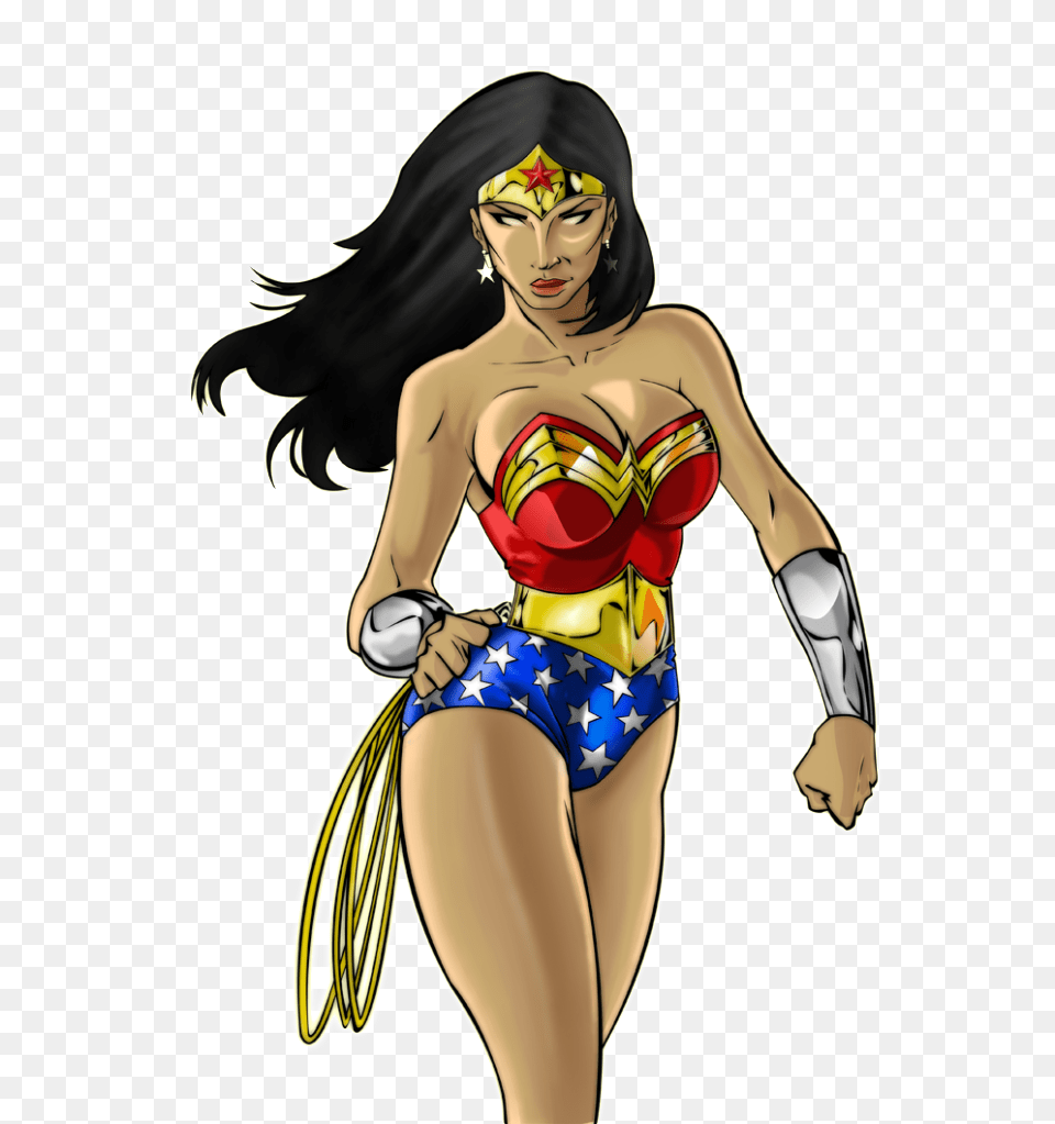 Wonder Woman Clipart, Adult, Publication, Person, Female Png Image