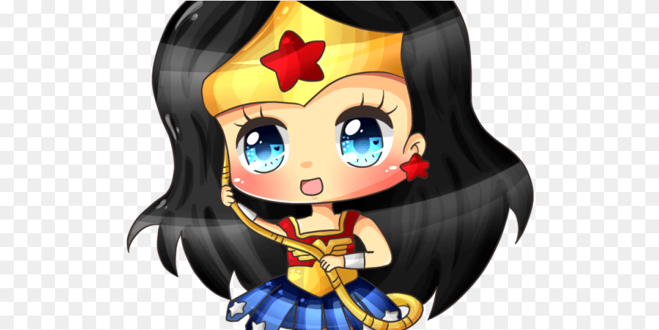 Wonder Woman Clipart Avengers Cartoon Easy Wonder Woman, Book, Comics, Publication, Baby Free Transparent Png