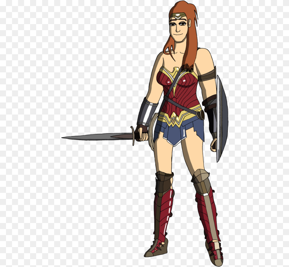 Wonder Woman Clipart Black And White, Adult, Publication, Person, Female Free Png Download