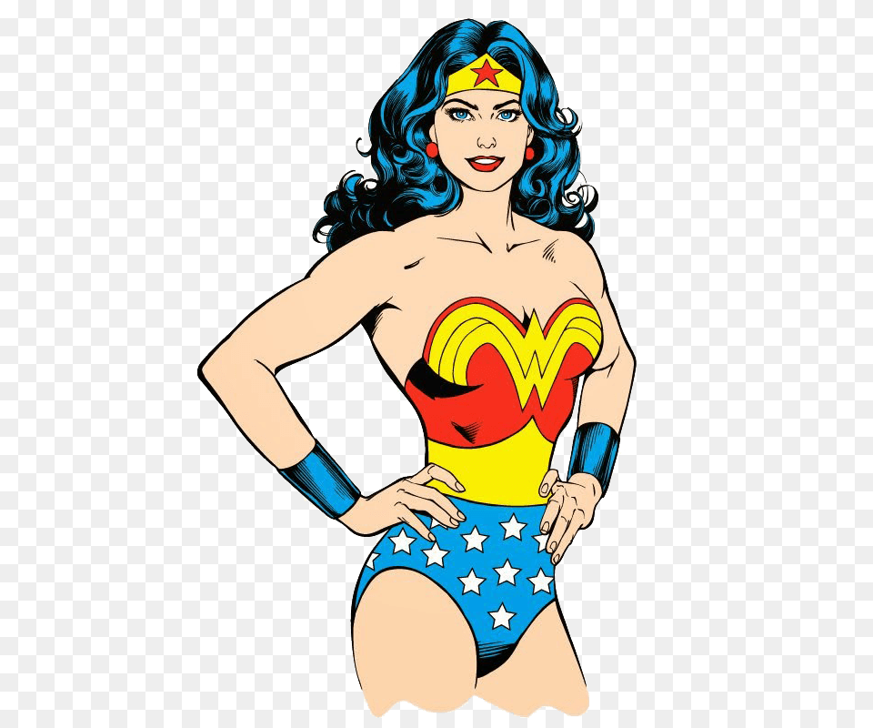 Wonder Woman Cliparts, Clothing, Costume, Person, Swimwear Free Png Download
