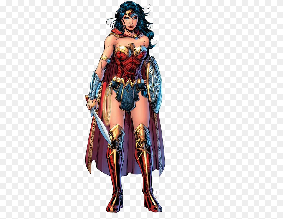 Wonder Woman Comic, Adult, Female, Person, Book Png