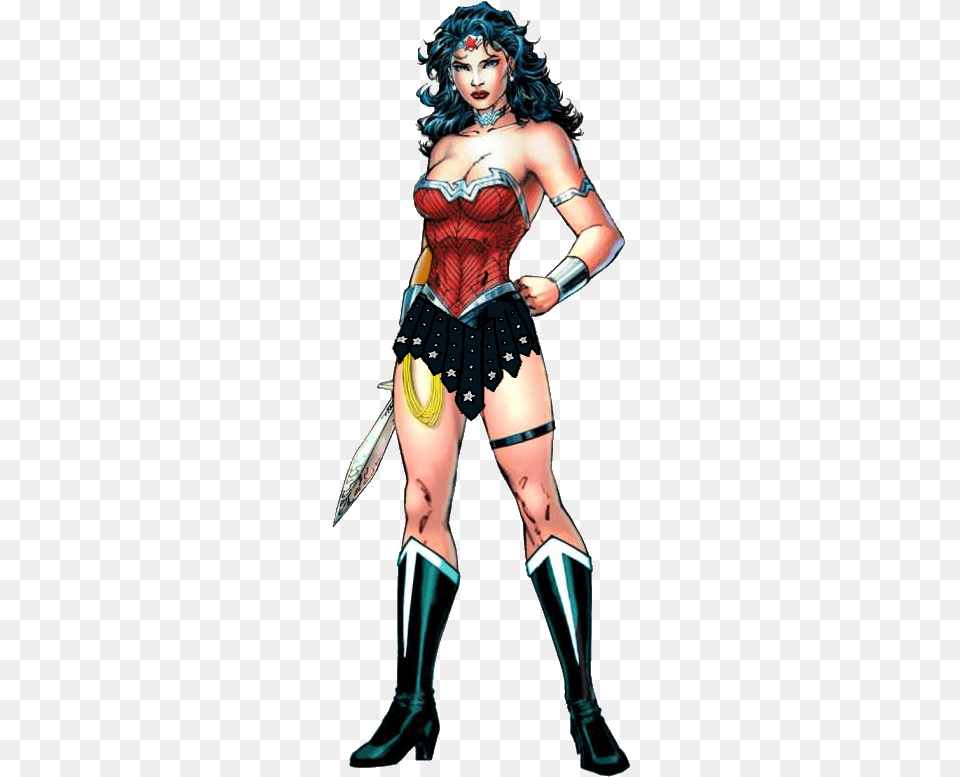 Wonder Woman Comic Wonder Woman New 52 Jim Lee, Adult, Female, Person, Clothing Free Png