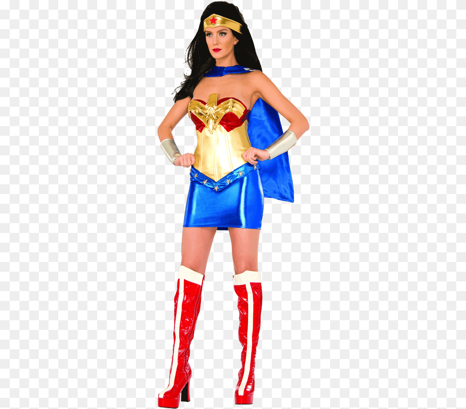 Wonder Woman Corset Costume All The Wonder Woman, Clothing, Person, Adult, Female Png Image