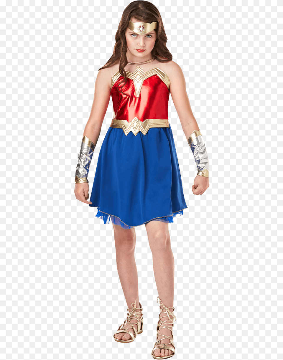 Wonder Woman Costume For Tweens, Clothing, Dress, Person, Adult Png Image