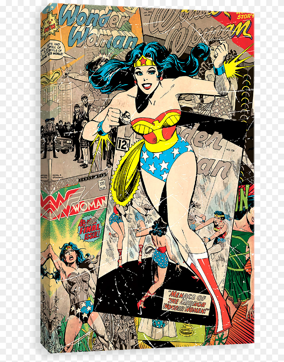 Wonder Woman Dc Universe Dc Comics Wonder Woman Figure, Publication, Book, Adult, Person Free Transparent Png