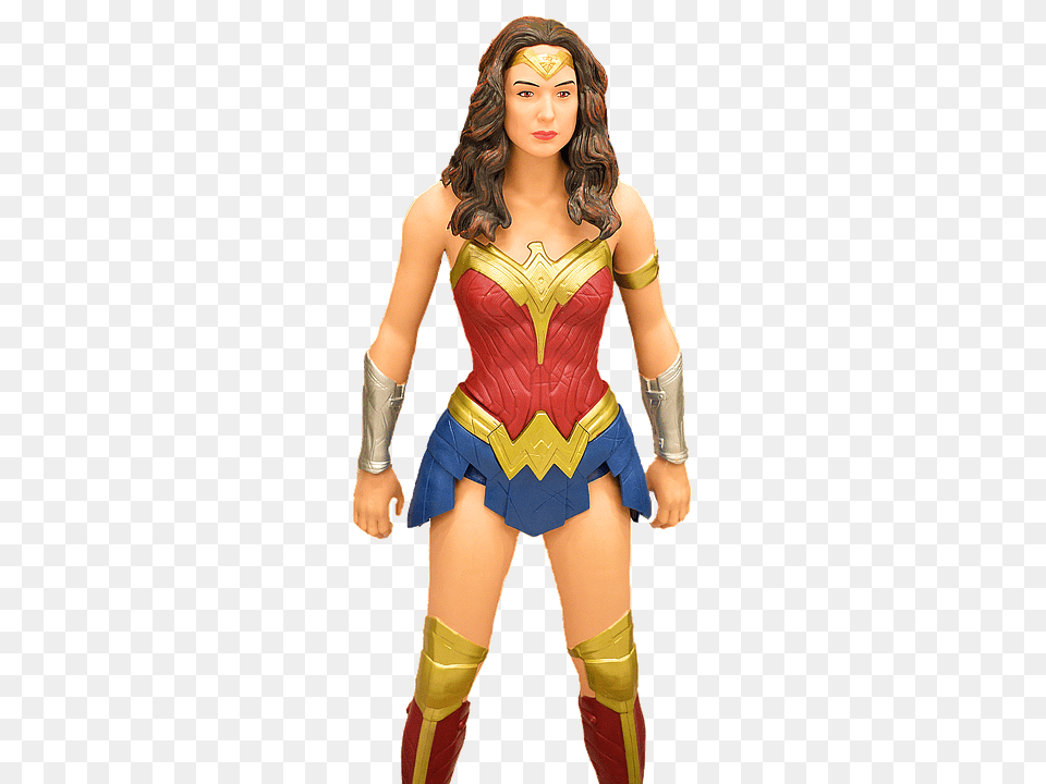Wonder Woman Figurine, Clothing, Costume, Person, Adult Png