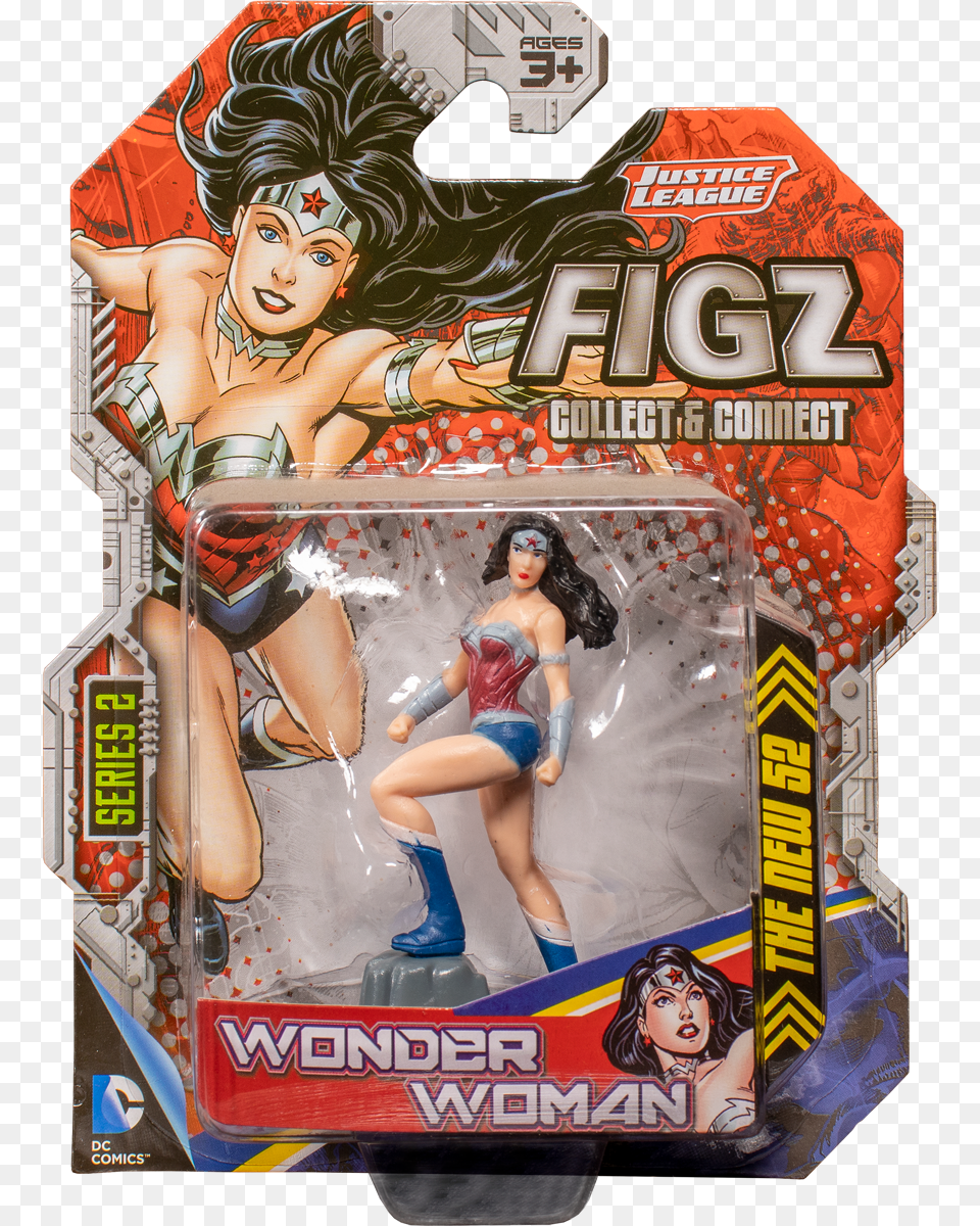Wonder Woman Figz 3 Figure, Book, Publication, Comics, Adult Free Png