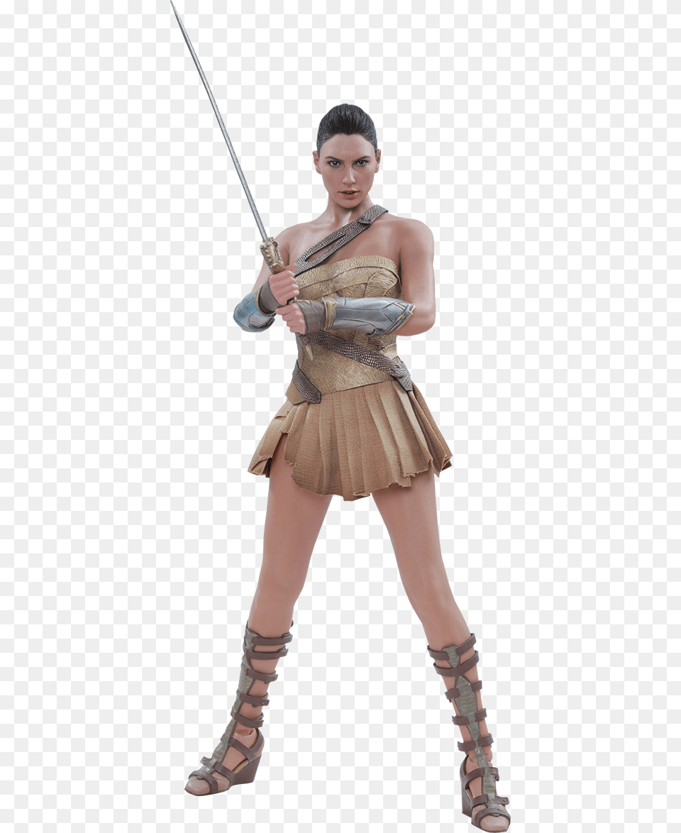 Wonder Woman Gold Costume, Weapon, Sword, Adult, Skirt Free Transparent Png