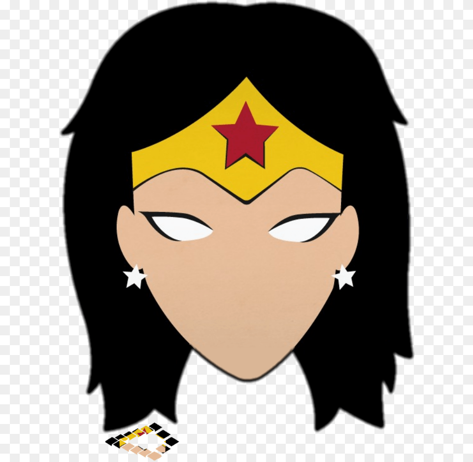 Wonder Woman Head Silhouette, Face, Person Free Png Download
