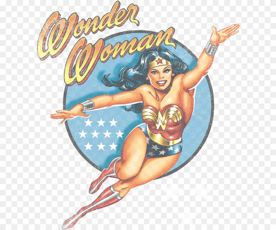Wonder Woman Hoodie Vintage, Publication, Book, Comics, Adult Free Png