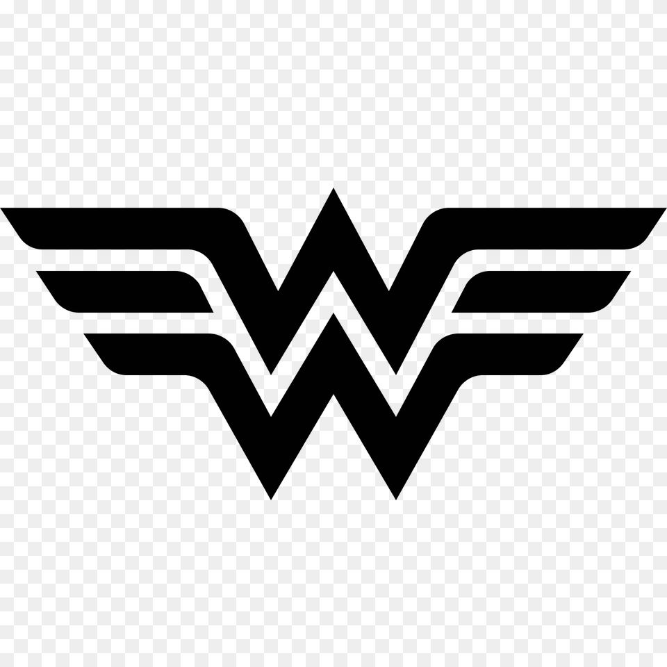Wonder Woman Icon, Gray Free Png