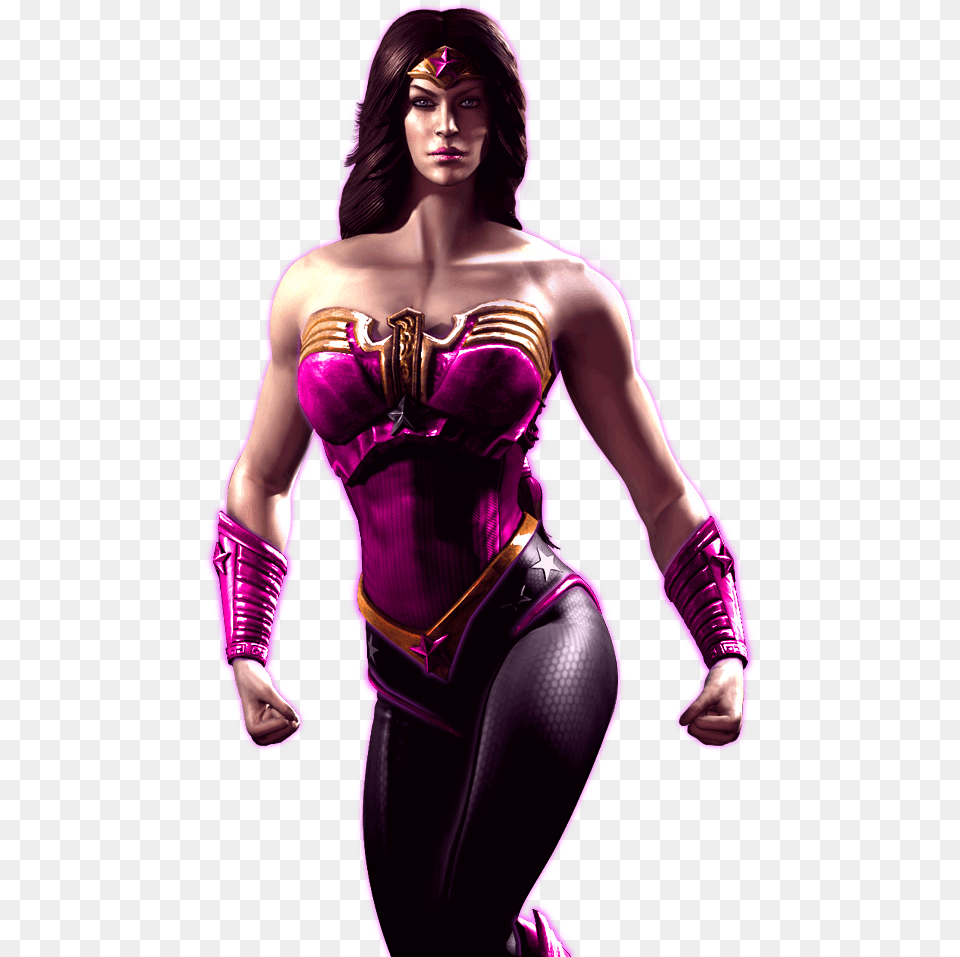 Wonder Woman Injustice Gods Among Us, Adult, Purple, Person, Female Png