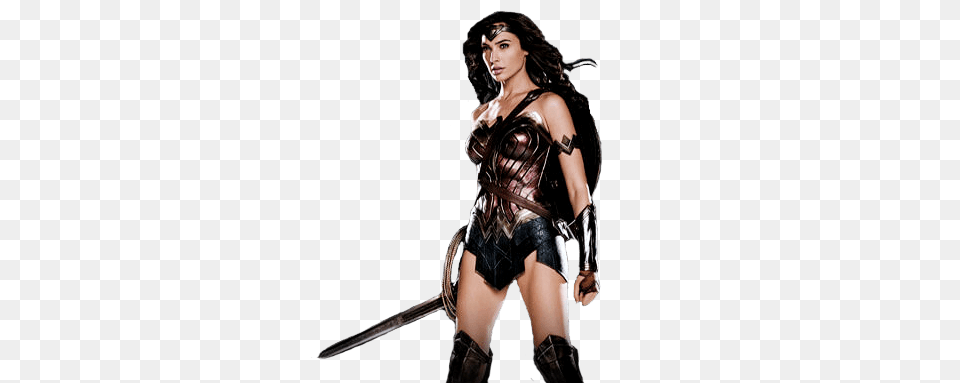 Wonder Woman Left, Adult, Female, Person, Sword Free Png