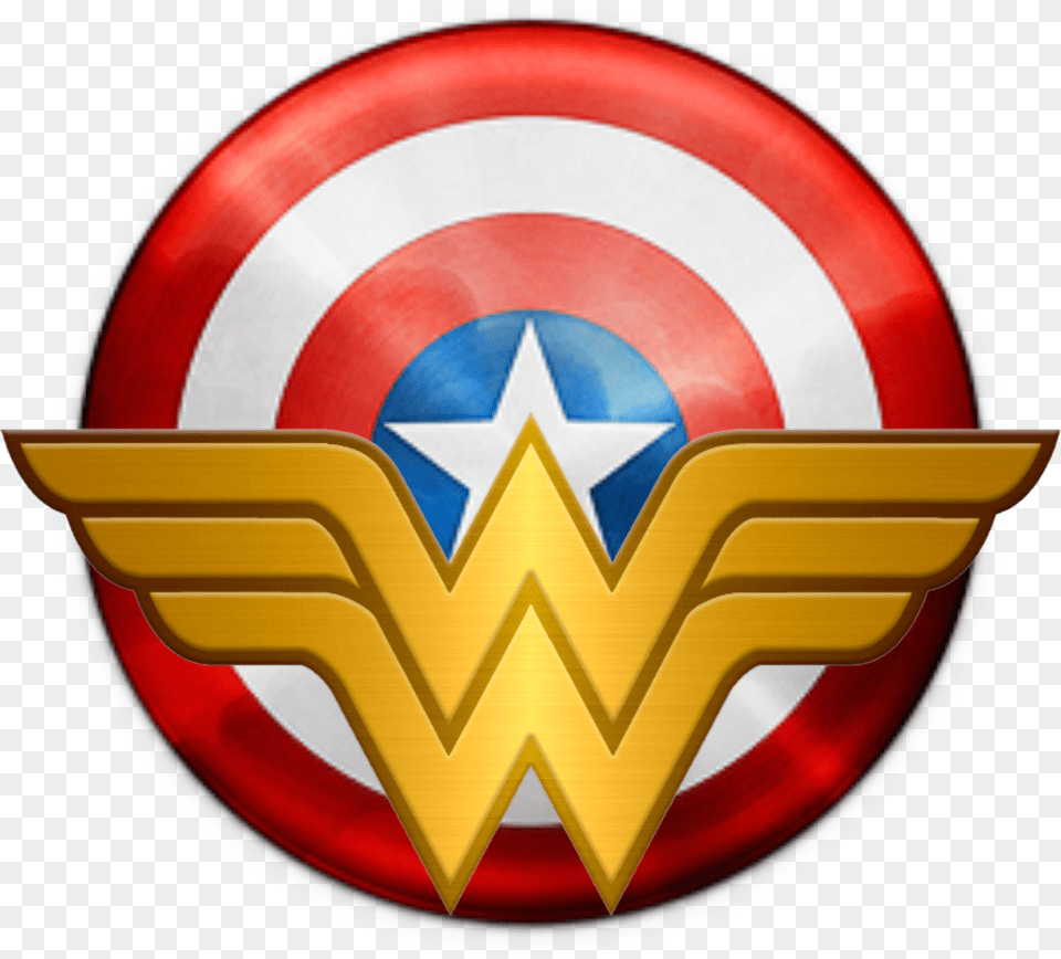 Wonder Woman Logo Gold Wonder Woman Logo, Armor, Shield Png Image