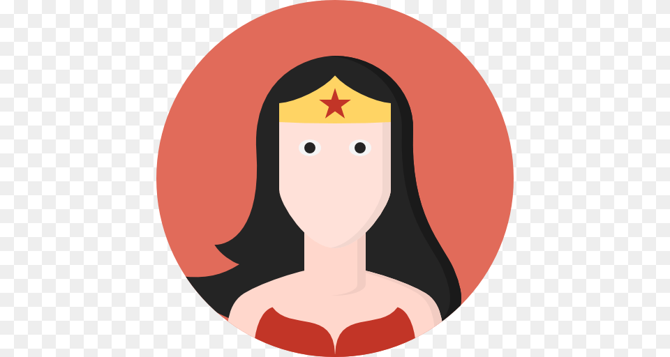 Wonder Woman People Avatar Person Human Icon Free Of Free, Photography, Portrait, Face, Head Png