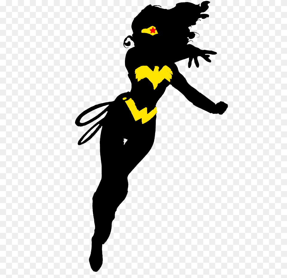 Wonder Woman Pop Art Silhouette Wonder Woman Vector, Logo, Symbol, Batman Logo, Person Png