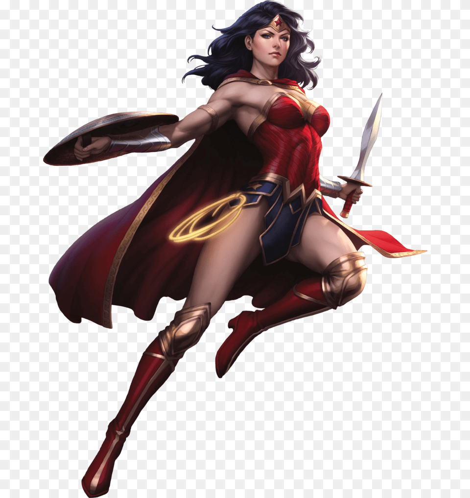 Wonder Woman Rebirth Render By Xxkyrarosalesxx Dbh1q05 Artgerm Wonder Woman, Adult, Person, Female, Costume Free Png Download