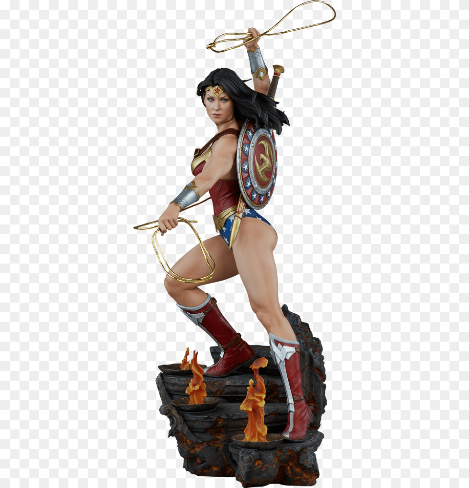 Wonder Woman Sideshow Statue 2018 Premium Format, Clothing, Costume, Person, Adult Free Png Download