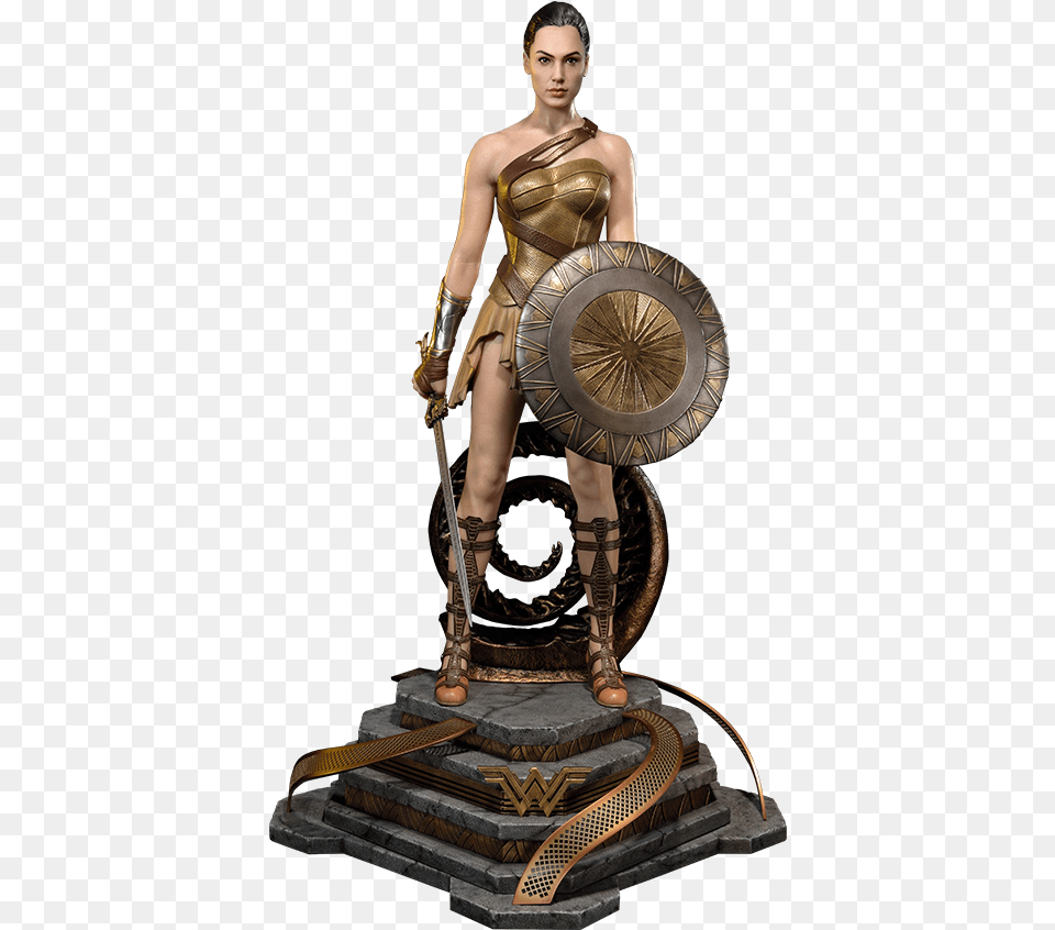 Wonder Woman Statue 2018, Bronze, Adult, Person, Female Png