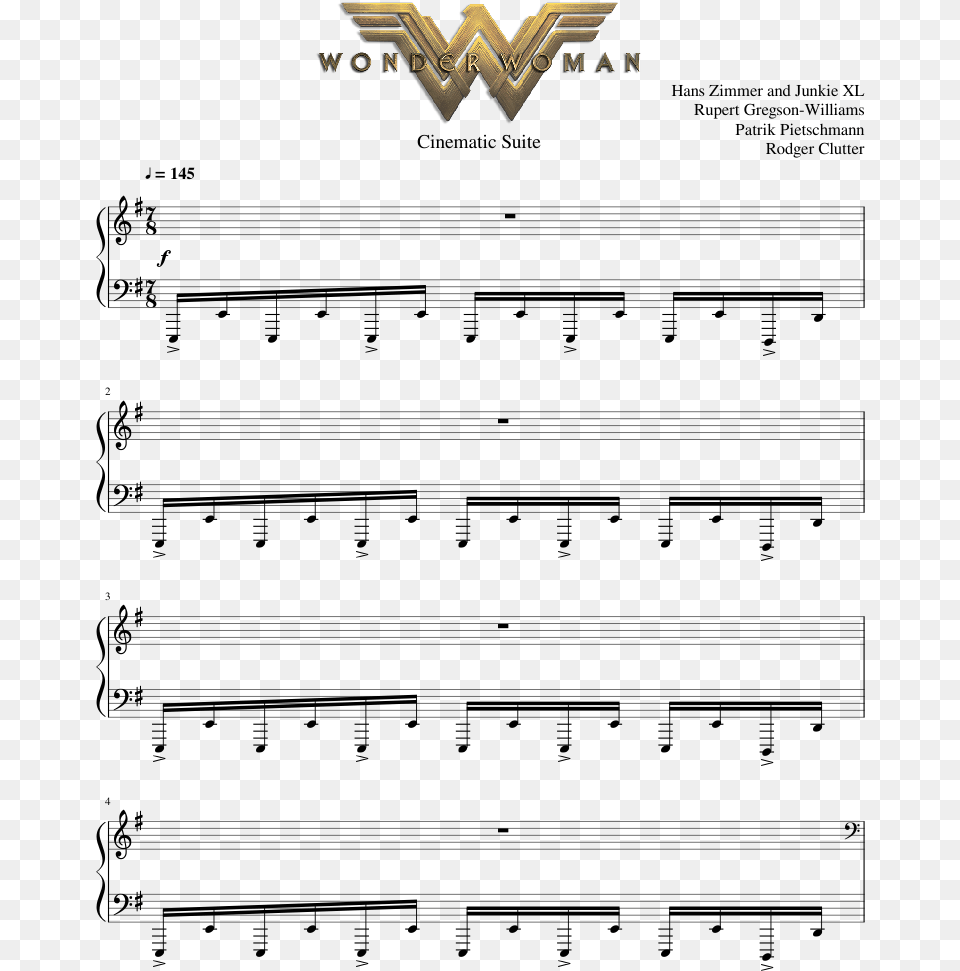 Wonder Woman Theme Cello Sheet Music, Logo, Symbol Free Png Download