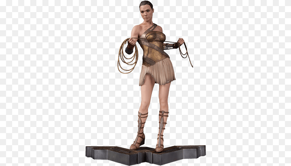 Wonder Woman Training Outfit Statue Wonder Woman Movie Statue, Adult, Female, Person, Clothing Free Png
