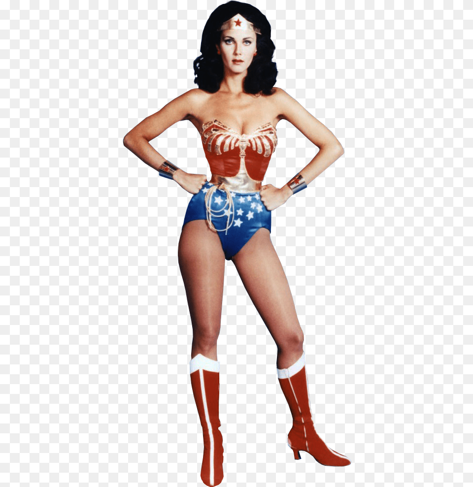 Wonder Woman With Background, Clothing, Costume, Swimwear, Person Free Transparent Png
