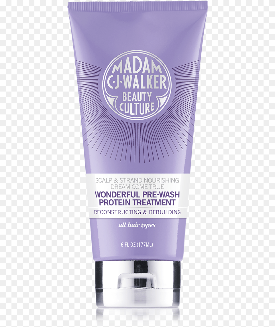 Wonderful Pre Wash Protein Treatment Madam Cj Walker Beauty Culture Brassica Seed, Bottle, Lotion, Cosmetics Png Image